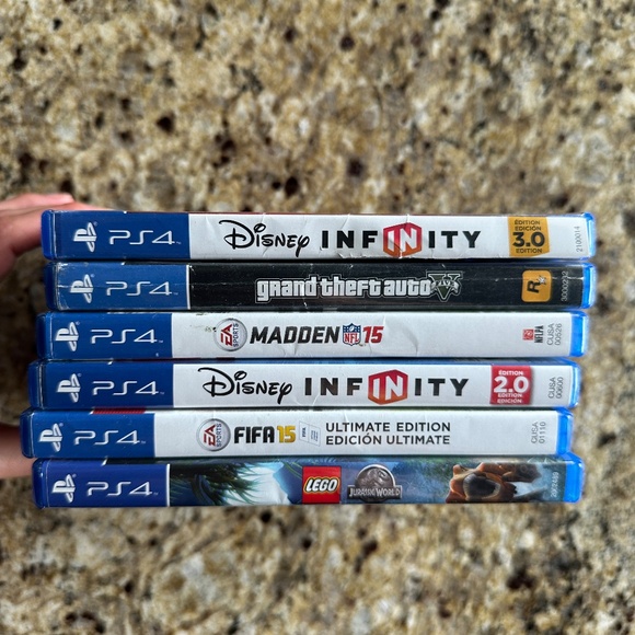 PS4 Video Games Lego Jurassic World, EASports, Disney Infinity, Grand Theft Auto - Picture 9 of 9